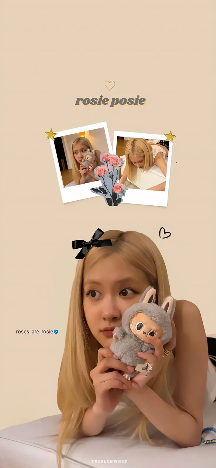 Hình nền Rosé cho điện thoại - Tỏa sáng phong cách 3