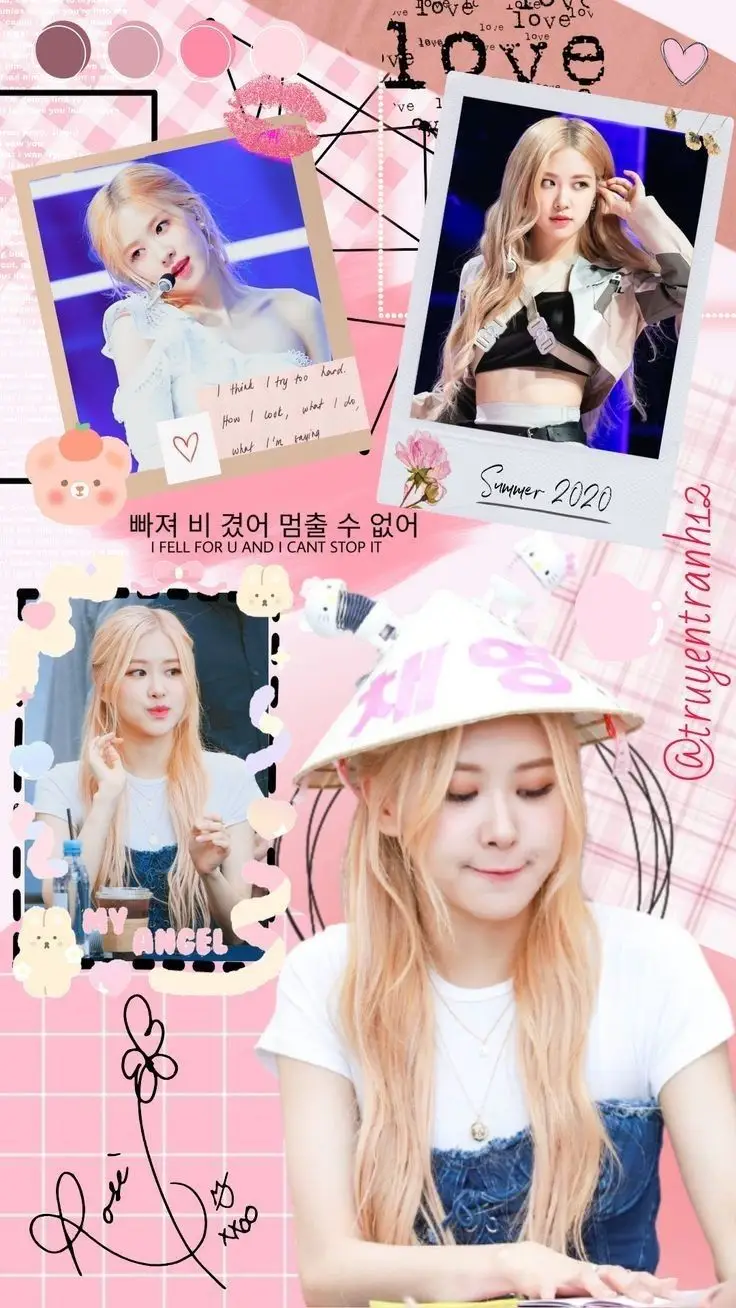 Hình nền Rosé cho điện thoại - Tỏa sáng phong cách 33