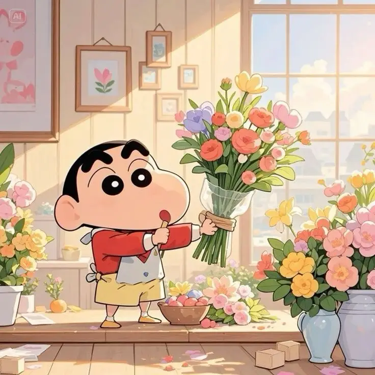 Hình nền Shin cậu bé bút chì - Nét đáng yêu từ bộ phim hoạt hình 4