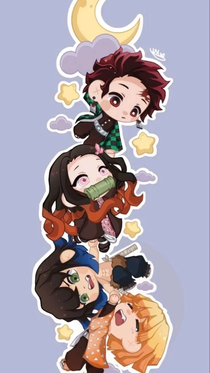 Hình Nền Thanh Gươm Diệt Quỷ Cute Dành Cho Fan 6