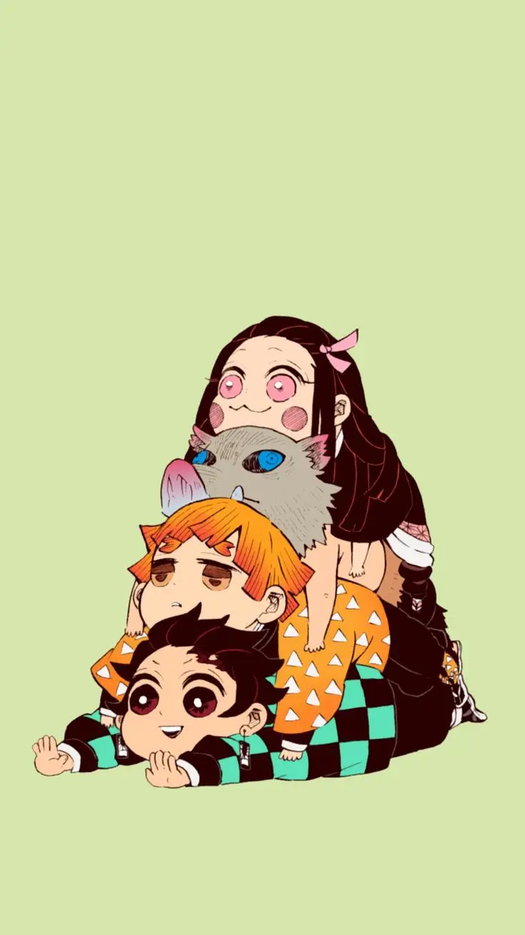 Hình Nền Thanh Gươm Diệt Quỷ Cute Dành Cho Fan 41