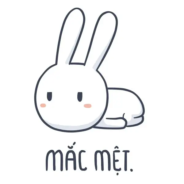 Bộ sưu tập hình nền thỏ bảy màu dễ thương 61