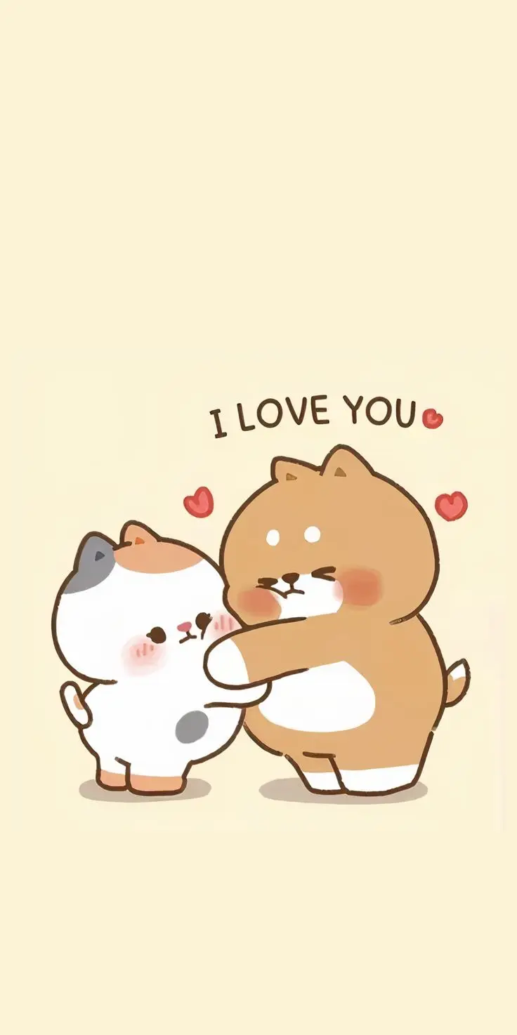 Hình nền tình yêu cute - 50 hình ảnh ngọt ngào cho bạn 34