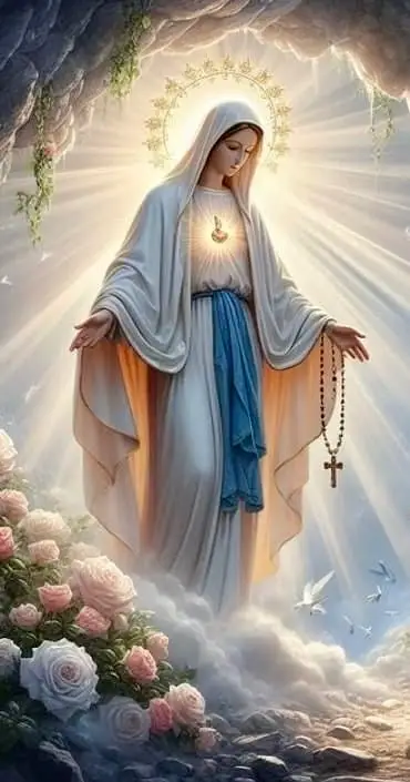 Hình nền đức mẹ maria - Sự thanh tịnh trong từng hình ảnh 11