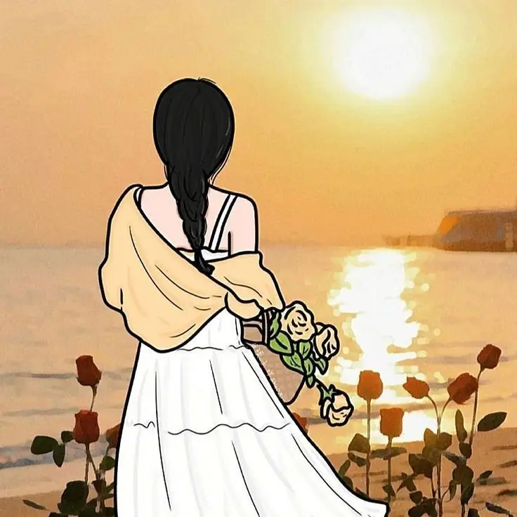Hình Vẽ Cô Gái Buồn Cô Đơn - Nghệ Thuật Tâm Trạng Trong Hình Ảnh 49