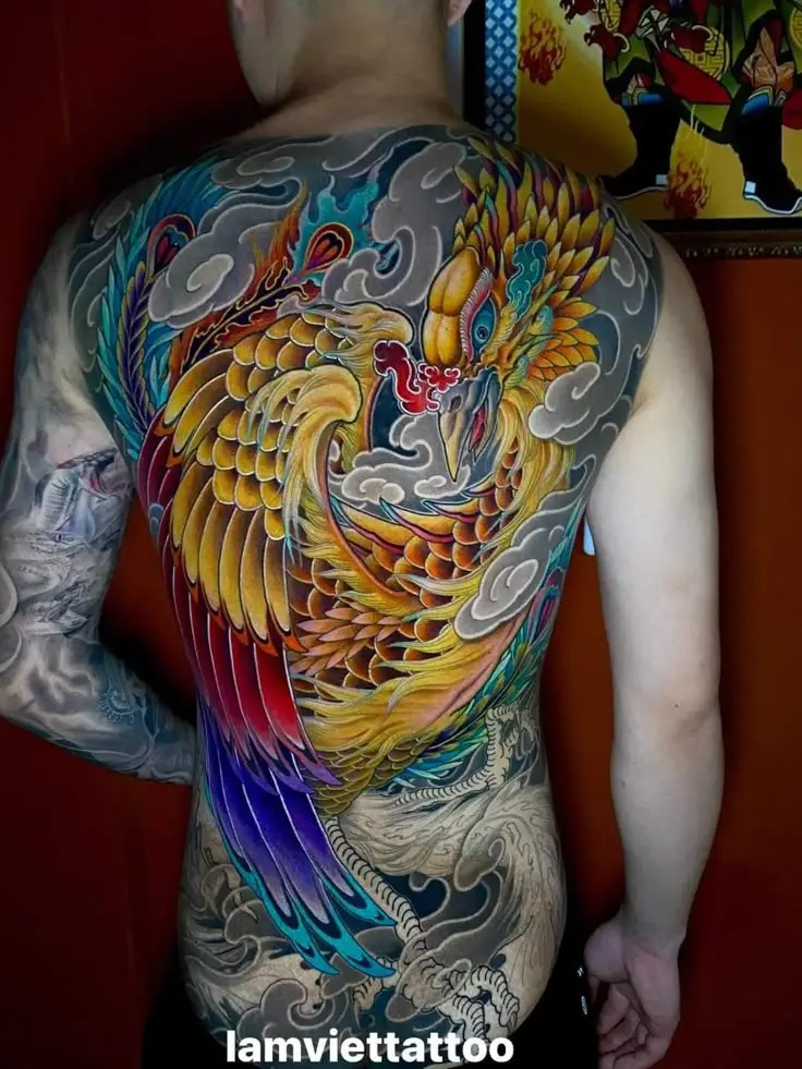 Hình Xăm Đại Bàng Full Lưng - Tượng Trưng Cho Sức Mạnh Và Tự Do 48