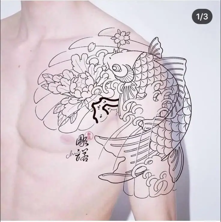 Hình Xăm Cá Kép Bắp Tay - Ý Nghĩa và Mẫu Hình Xăm Đẹp 8