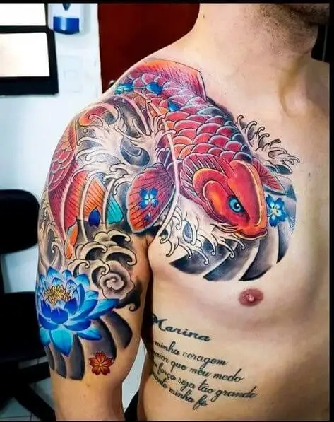 Hình Xăm Cá Chép Full Lưng Trắng Đen - Ý Nghĩa Và Đẹp Đến Từng Chi Tiết 28