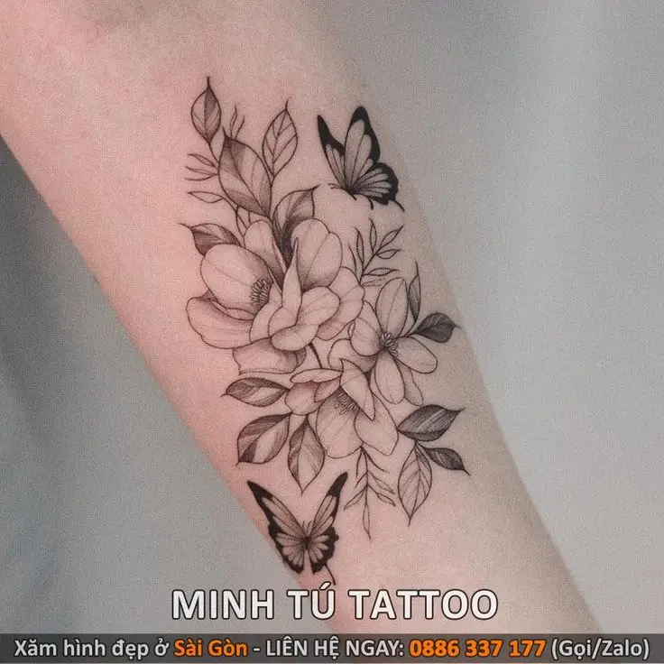 Hình Xăm Cánh Tay Nữ - Những Mẫu Hình Đẹp và Phá Cách 2