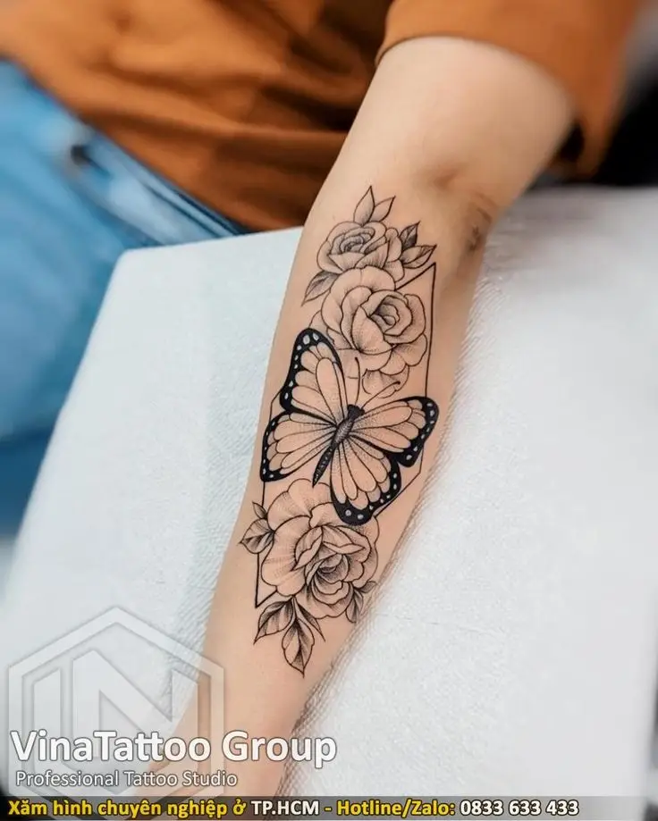 Hình Xăm Cánh Tay Nữ - Những Mẫu Hình Đẹp và Phá Cách 23