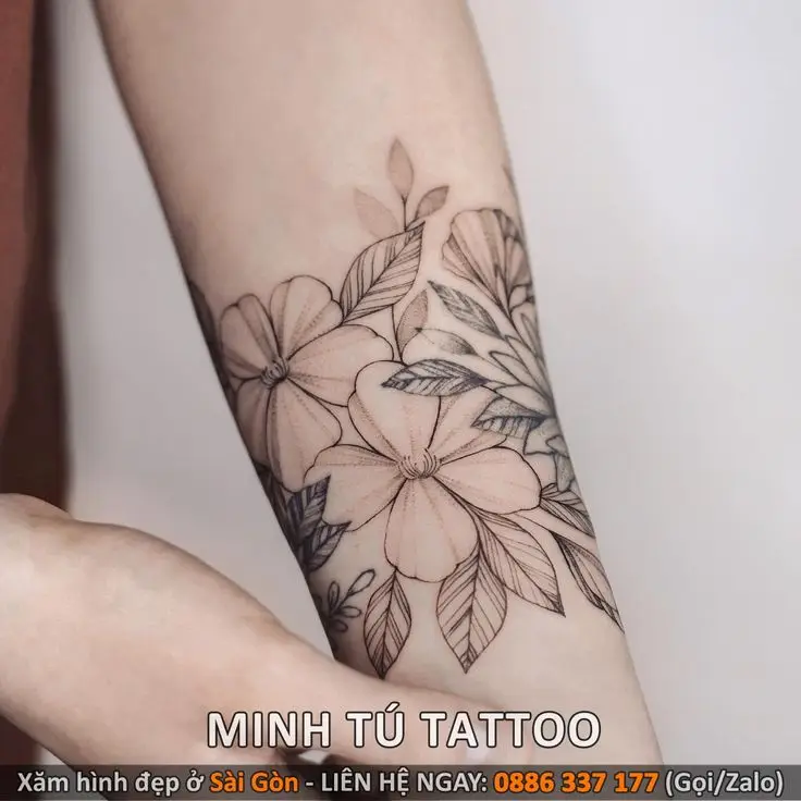 Hình Xăm Cánh Tay Nữ - Những Mẫu Hình Đẹp và Phá Cách 38