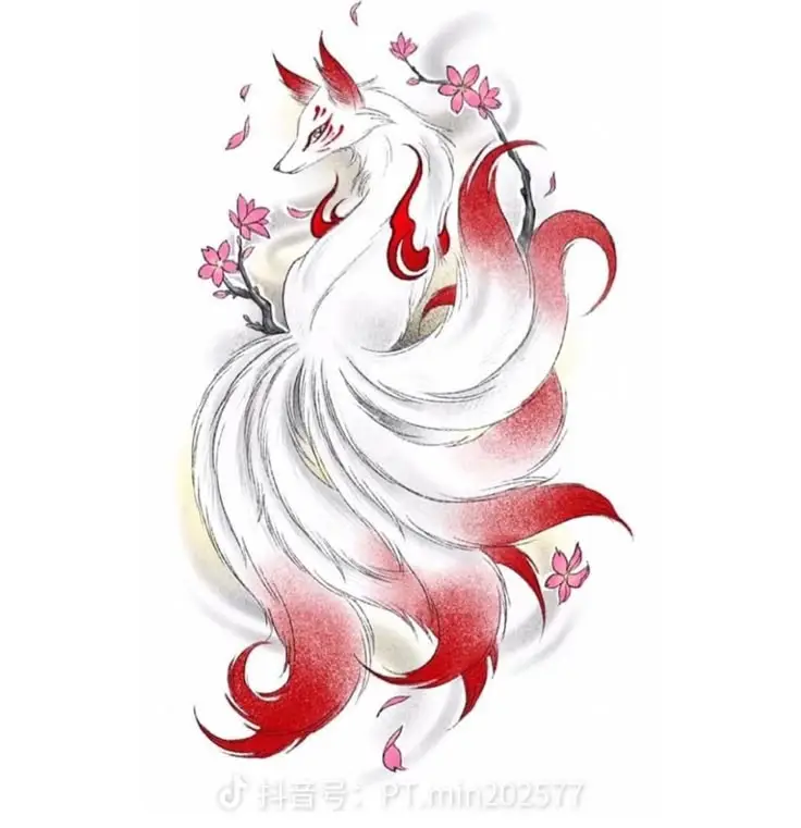Hình Xăm Cáo 9 Đuôi - Biểu Tượng Tâm Linh Vô Vàn 12
