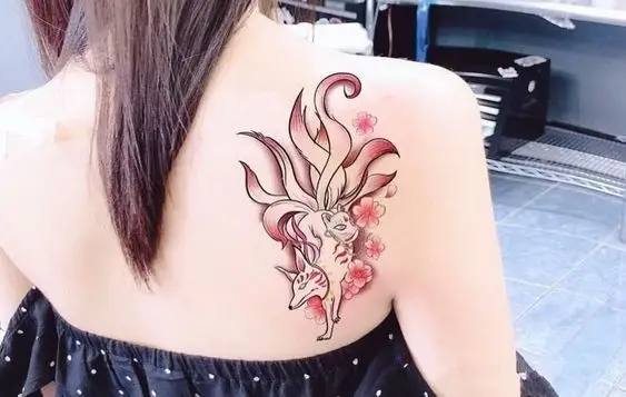 Hình Xăm Cáo 9 Đuôi - Biểu Tượng Tâm Linh Vô Vàn 54