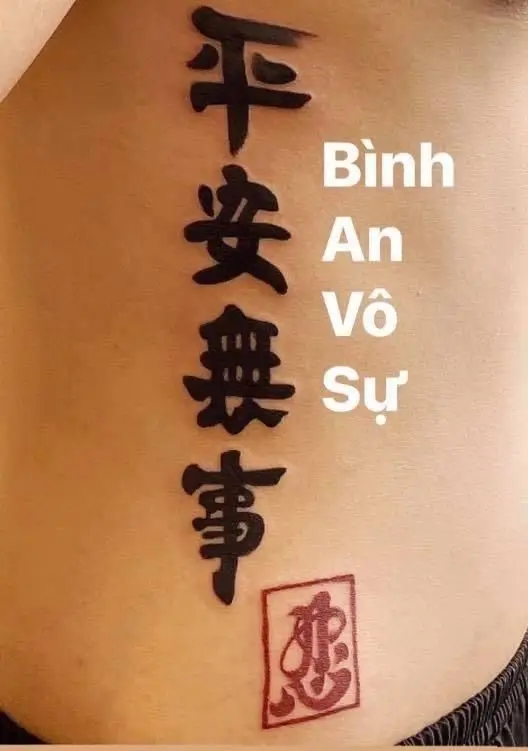 Hình Xăm Chữ Tàu Ý Nghĩa - Sự Giao Thoa Văn Hóa 8