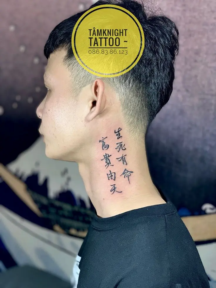 Hình Xăm Chữ Tàu Ý Nghĩa - Sự Giao Thoa Văn Hóa 52