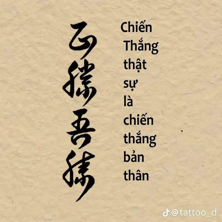 Hình Xăm Chữ Tàu Ý Nghĩa - Sự Giao Thoa Văn Hóa 54