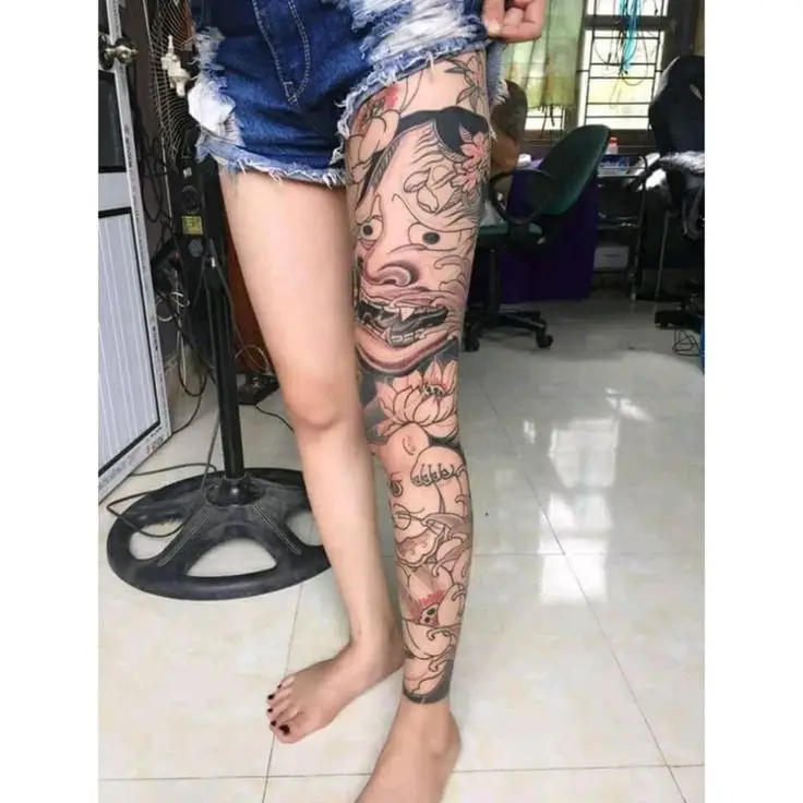 Hình Xăm Cô Gái Nhật Ở Chân - Nghệ Thuật Xăm Đẹp Và Tâm Tư 10