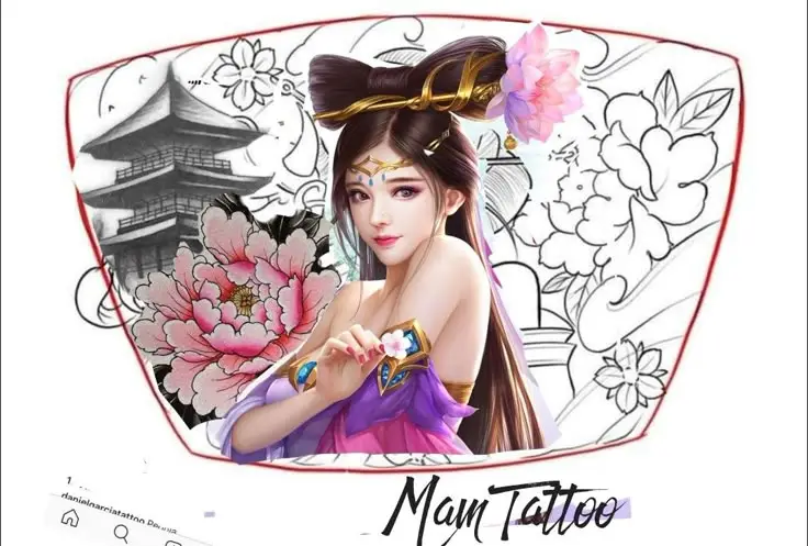 Hình Xăm Cô Gái Nhật Ở Chân - Nghệ Thuật Xăm Đẹp Và Tâm Tư 29