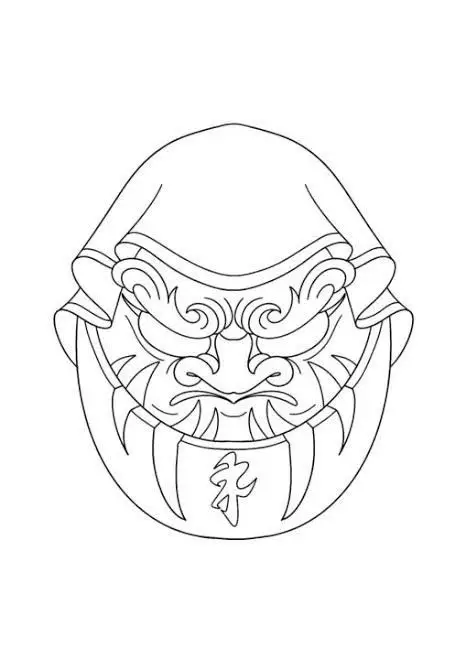 Hình Xăm Daruma Nhật Cổ: Biểu Tượng May Mắn Và Hình Ảnh Đẹp 6