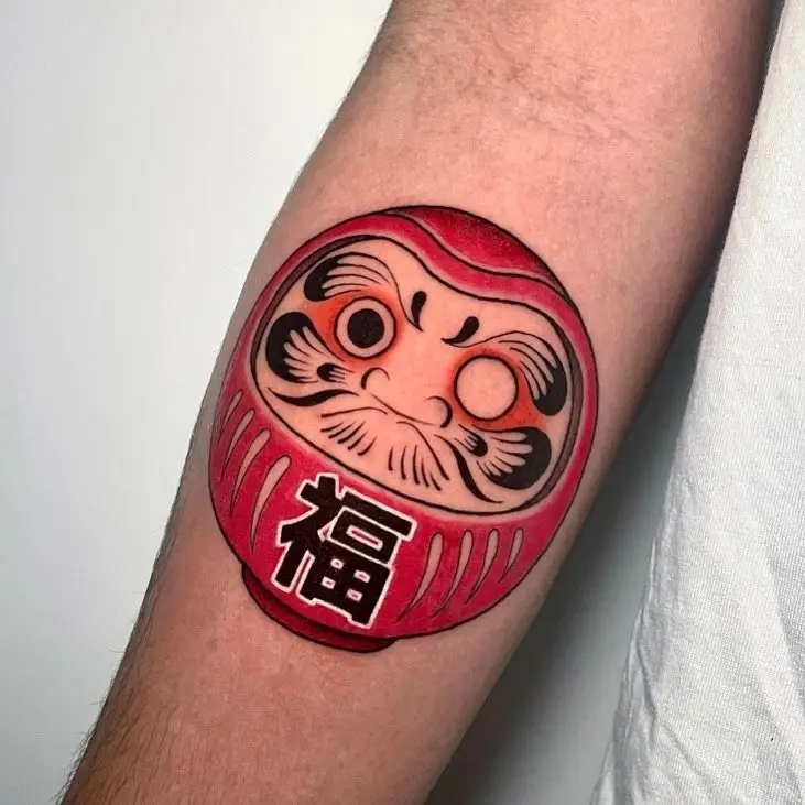 Hình Xăm Daruma Nhật Cổ: Biểu Tượng May Mắn Và Hình Ảnh Đẹp 10