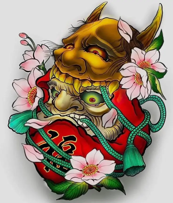 Hình Xăm Daruma Nhật Cổ: Biểu Tượng May Mắn Và Hình Ảnh Đẹp 13