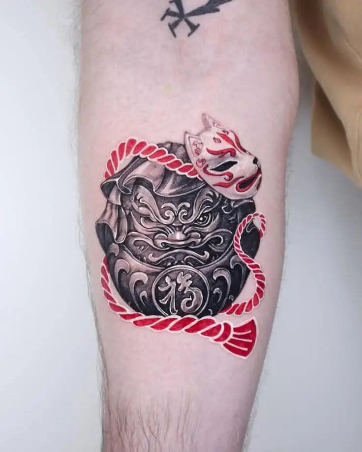 Hình Xăm Daruma Nhật Cổ: Biểu Tượng May Mắn Và Hình Ảnh Đẹp 20