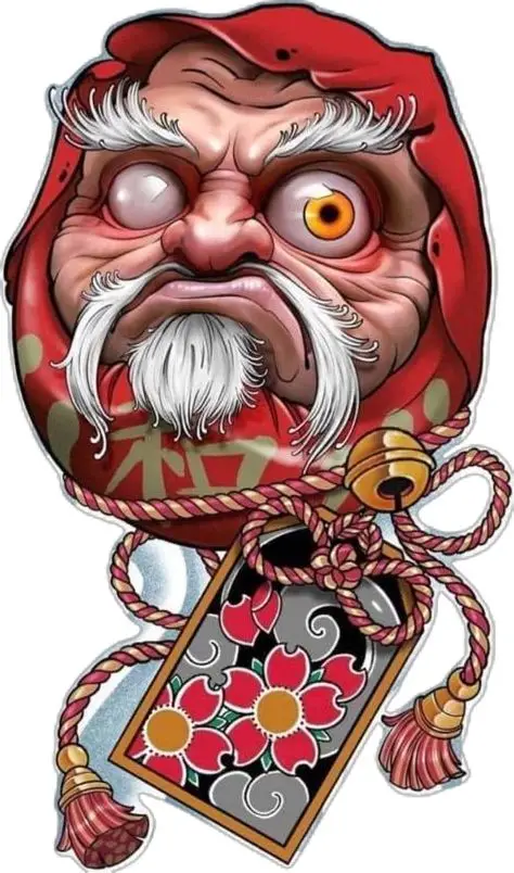 Hình Xăm Daruma Nhật Cổ: Biểu Tượng May Mắn Và Hình Ảnh Đẹp 26