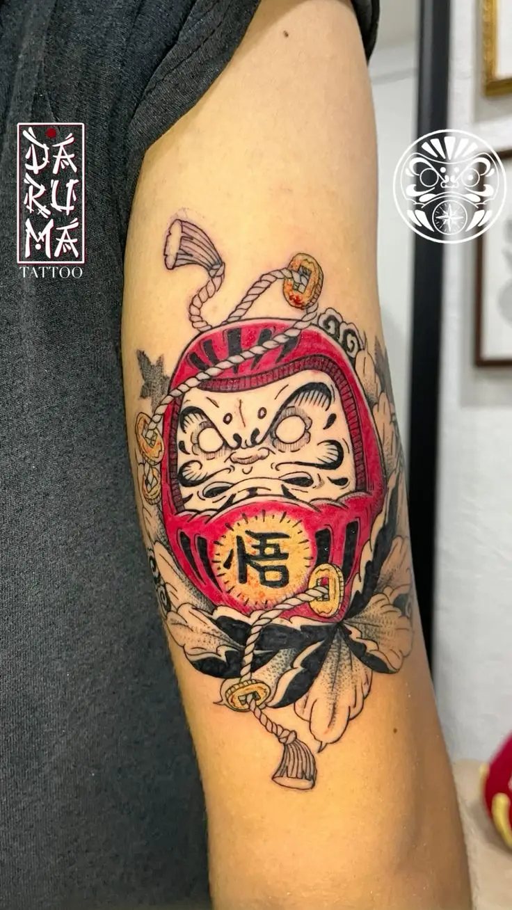 Hình Xăm Daruma Nhật Cổ: Biểu Tượng May Mắn Và Hình Ảnh Đẹp 29