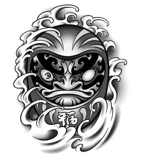 Hình Xăm Daruma Nhật Cổ: Biểu Tượng May Mắn Và Hình Ảnh Đẹp 44
