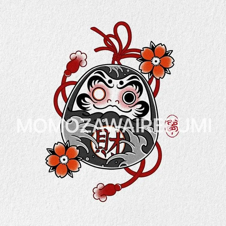 Hình Xăm Daruma Nhật Cổ: Biểu Tượng May Mắn Và Hình Ảnh Đẹp 50