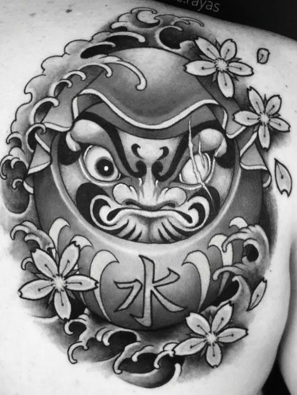 Hình Xăm Daruma Nhật Cổ: Biểu Tượng May Mắn Và Hình Ảnh Đẹp 62
