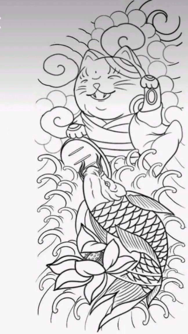 Tham khảo hình xăm full bụng nam ấn tượng 60
