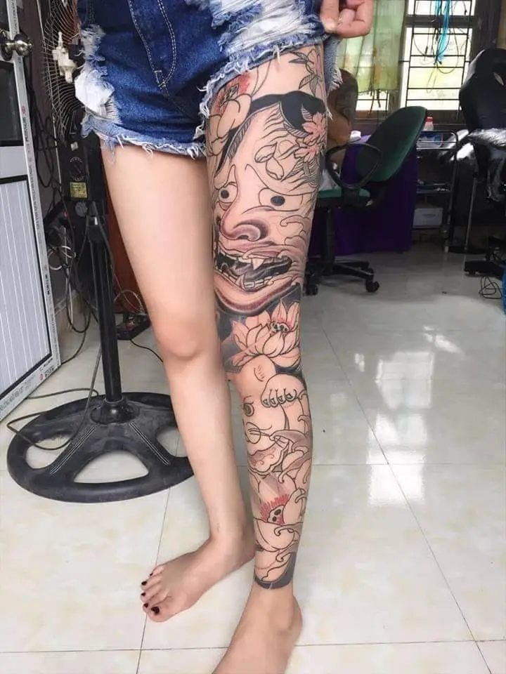 Hình Xăm Full Chân Nữ: Lựa Chọn Hoàn Hảo Cho Phái Đẹp 5