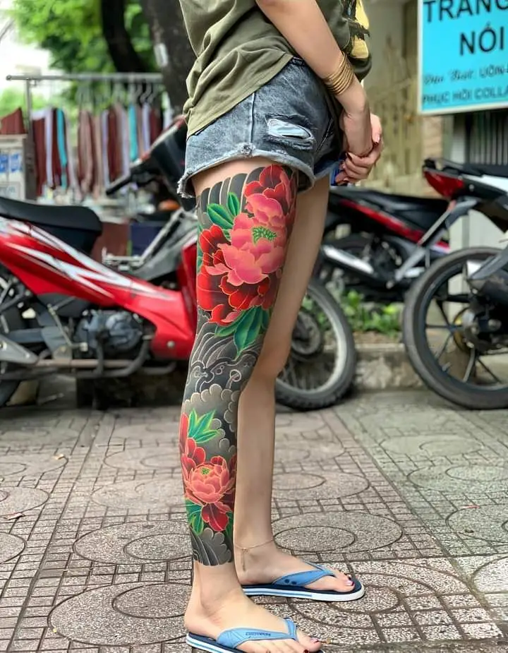 Hình Xăm Full Chân Nữ: Lựa Chọn Hoàn Hảo Cho Phái Đẹp 23