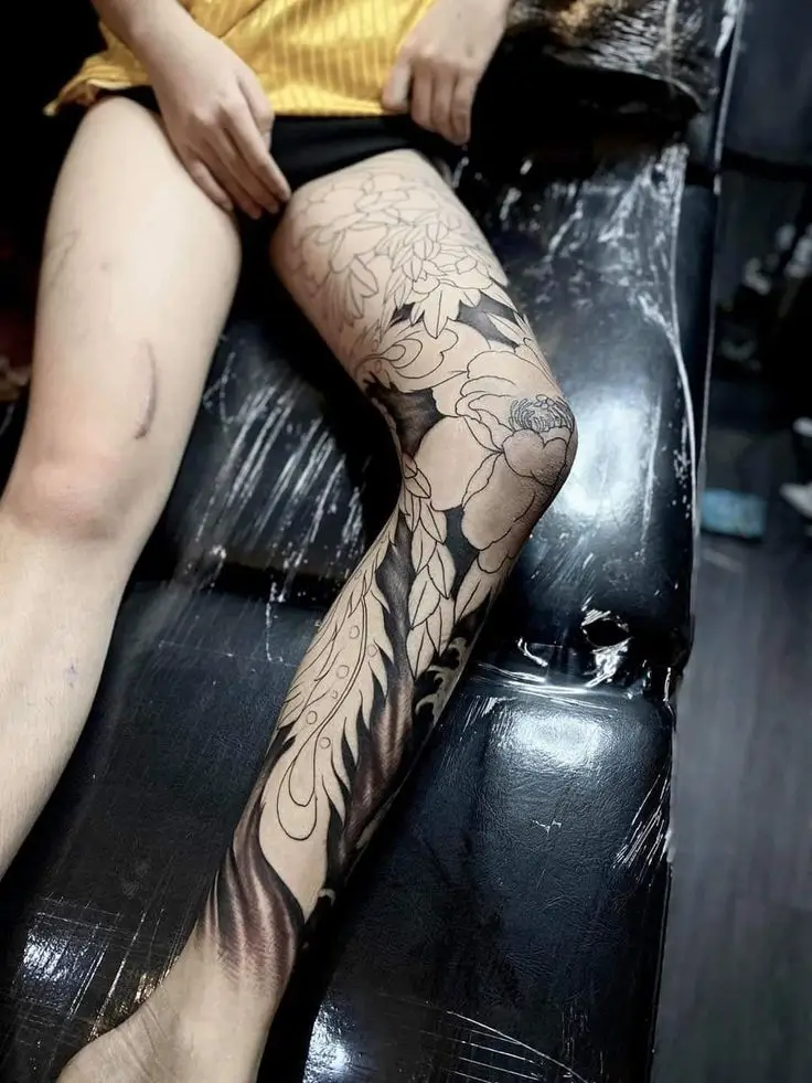 Hình Xăm Full Chân Nữ: Lựa Chọn Hoàn Hảo Cho Phái Đẹp 62