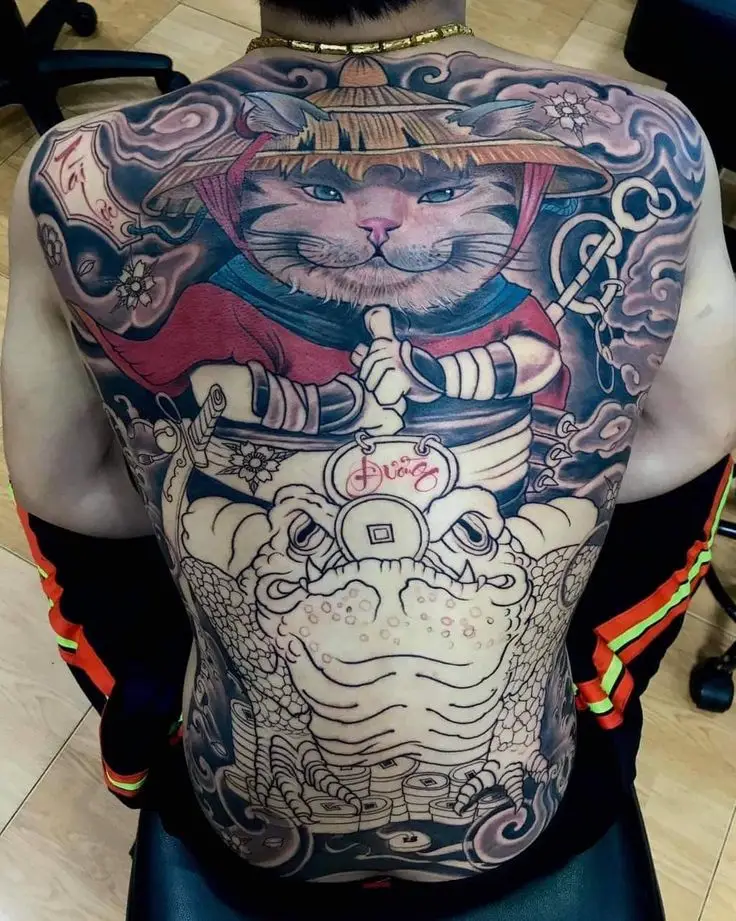 Hình Xăm Full Lưng Mèo Thần Tài: Tìm Hiểu Về Biểu Tượng Phú Quý 50