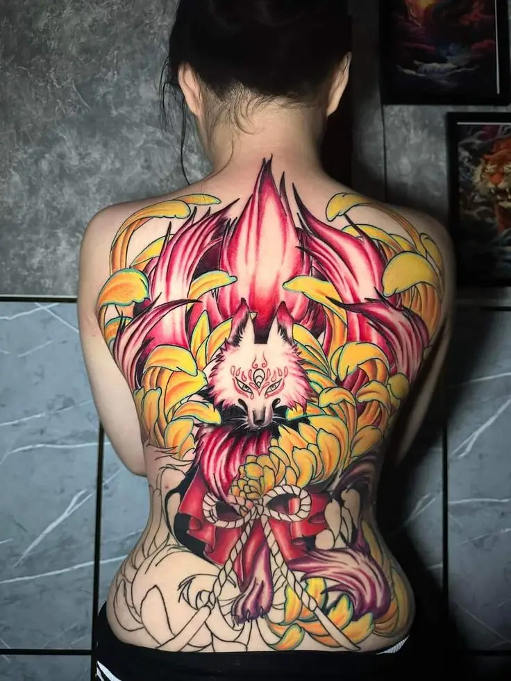 Hình Xăm Full Lưng Nhật Cổ Cho Nữ: Ảnh Minh Họa và Ý Nghĩa 19