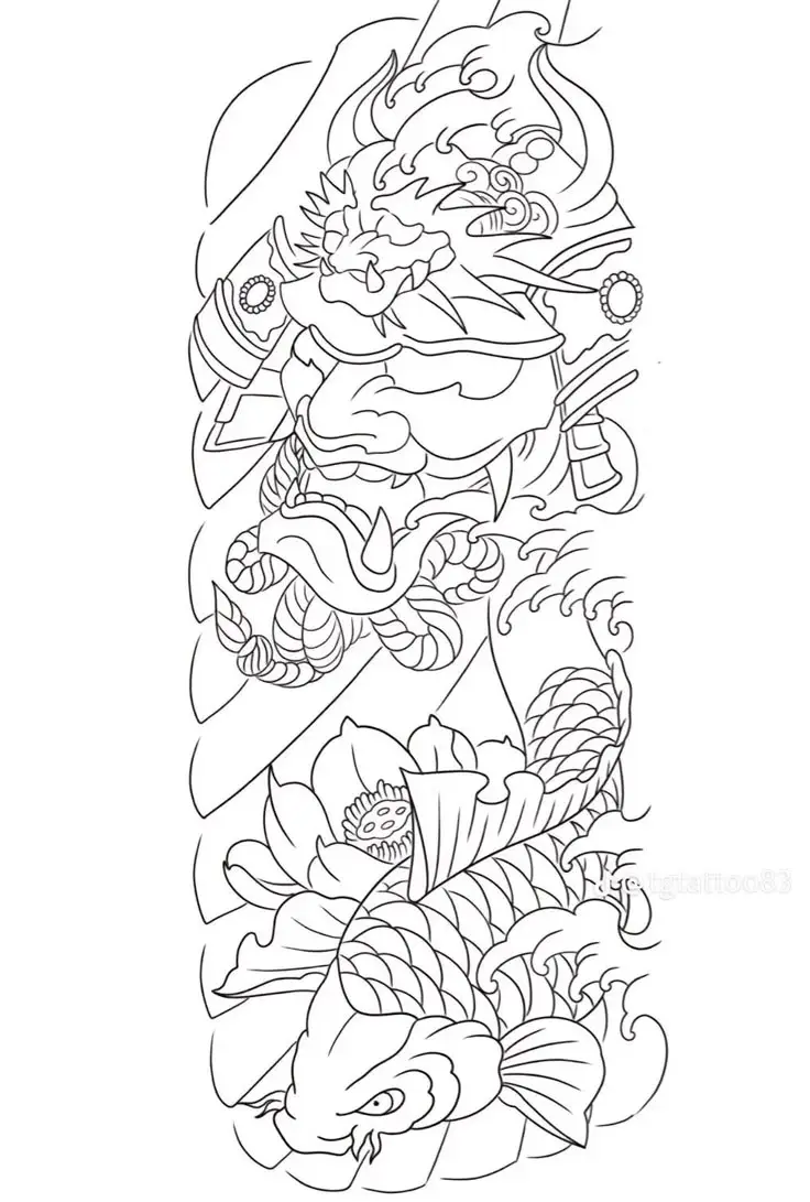 Hình Xăm Full Lưng Nhật Cổ Samurai - 50+ Hình Ảnh Đặc Sắc 26