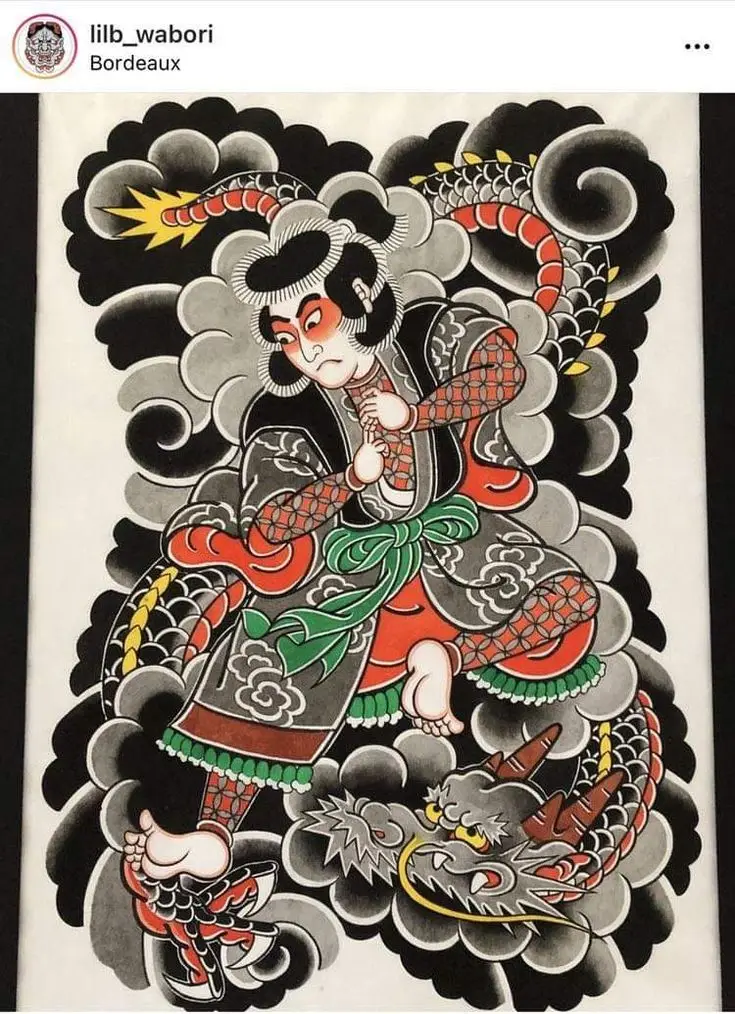 Hình Xăm Full Lưng Nhật Cổ Samurai - 50+ Hình Ảnh Đặc Sắc 27