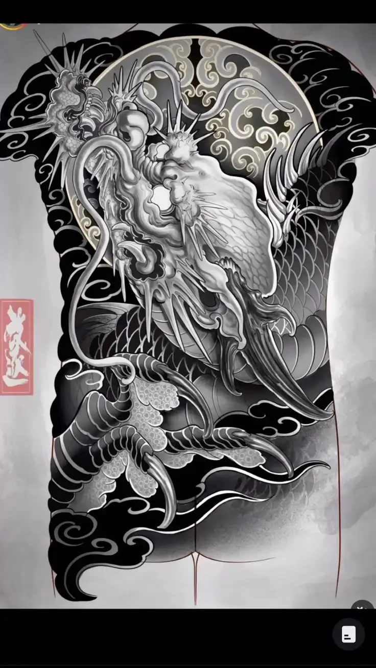 Hình Xăm Full Lưng Nhật Cổ Samurai - 50+ Hình Ảnh Đặc Sắc 38