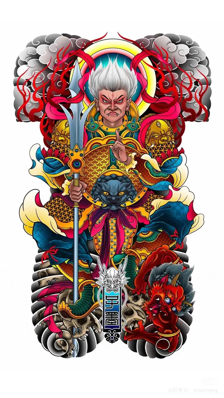 Hình Xăm Full Lưng Nhật Cổ Samurai - 50+ Hình Ảnh Đặc Sắc 57