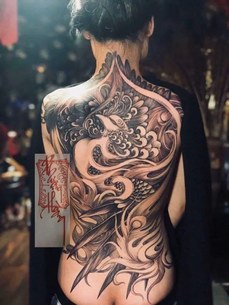 Hình Xăm Full Lưng Nữ Ý Nghĩa - Từ Cảm Hứng Đến Tác Phẩm Nghệ Thuật 14