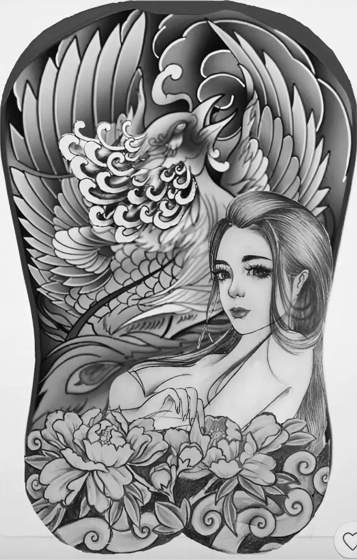 Khám Phá Hình Xăm Geisha Full Lưng - Biểu Tượng Văn Hóa Nhật Bản 5