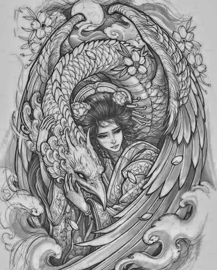 Khám Phá Hình Xăm Geisha Full Lưng - Biểu Tượng Văn Hóa Nhật Bản 29