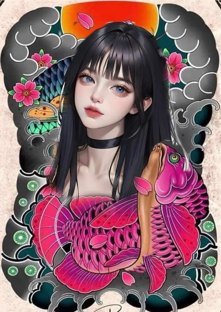 Khám Phá Hình Xăm Geisha Full Lưng - Biểu Tượng Văn Hóa Nhật Bản 58