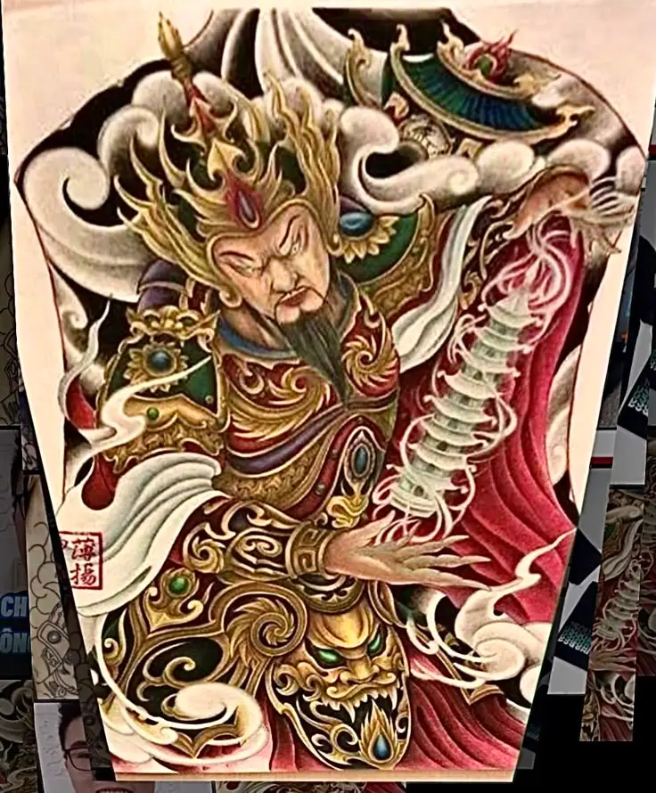 Hình Xăm Gia Cát Lượng Full Lưng: Tượng Trưng Cho Trí Tuệ 50