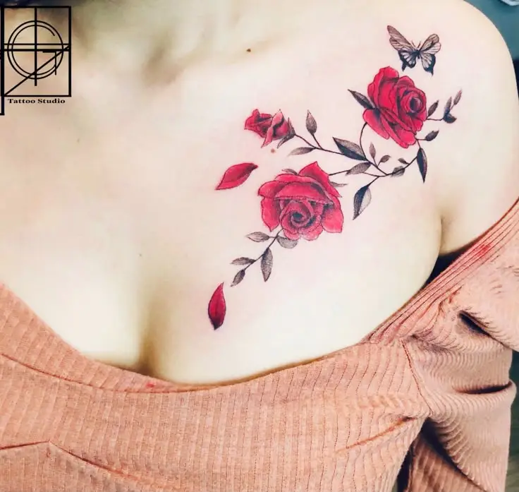 Hình xăm hoa hồng ở tay nam: Từ biểu tượng đến phong cách 47
