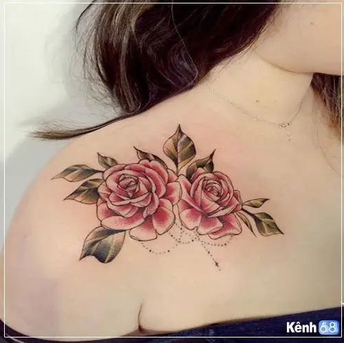 Hình Xăm Hoa Mẫu Đơn Cho Nữ - Nghệ Thuật Tinh Tế 15
