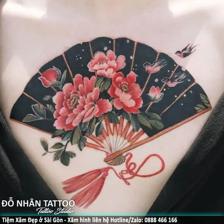 Hình Xăm Hoa Mẫu Đơn Cho Nữ - Nghệ Thuật Tinh Tế 43