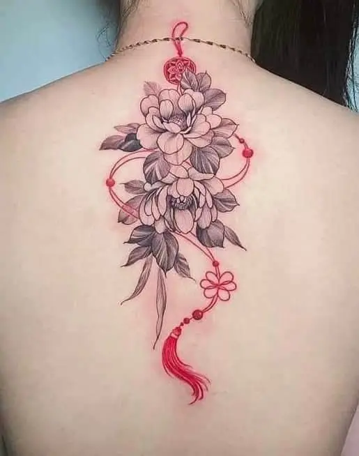 Hình Xăm Hoa Mẫu Đơn Cho Nữ - Nghệ Thuật Tinh Tế 47